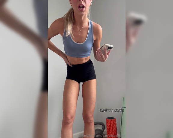 Daniella Dom aka danielladom_xo OnlyFans - 07-30-2024 - Workout Anal Training JOI In honor of the Olympics starting, I thought we’d put our own