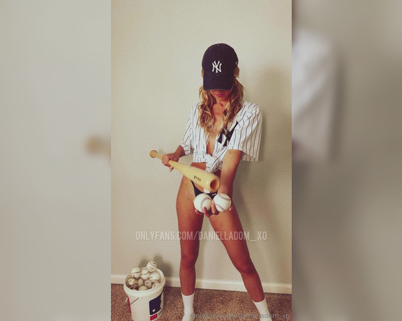 Daniella Dom aka danielladom_xo OnlyFans - 07-21-2024 - Baseball Ball Busting Time to work on my pitches and swings! Let’s hope there aren’t too