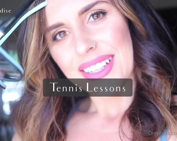 Sunny Zass aka milfparadise OnlyFans - 06-10-2022 - NEW VID Tennis Lessons Open DM