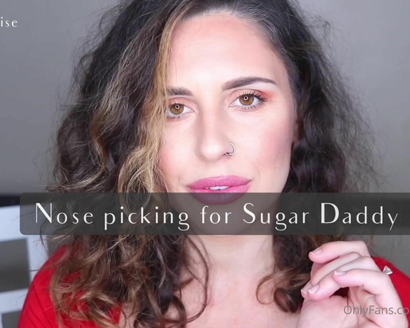 Sunny Zass aka milfparadise OnlyFans - 05-24-2022 - NEW VID Nose Picking for Sugar Daddy Open DM