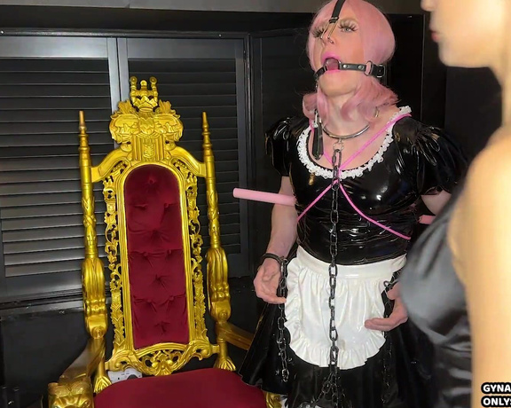 Gynarchy Goddess Sissy maids posture training