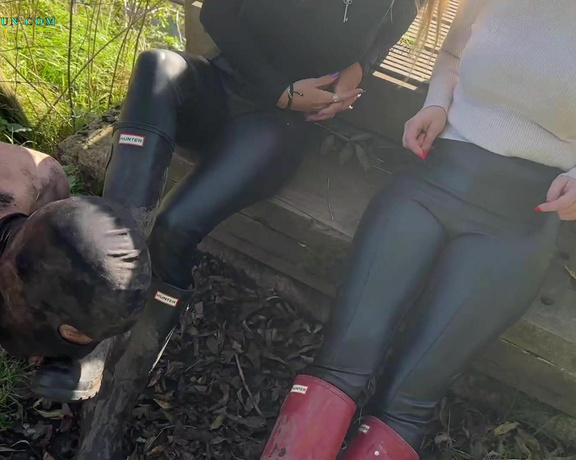 Femdom For Fun - Miss Suzanna Maxwell And Miss Anna Elite - Merciless Muddy Boots Licking (1080P Mp4)