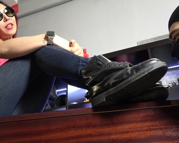 Mistress Gaia - Mistress Gaia - My Doc Martens Boot Cleaner - Hd