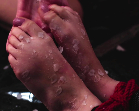 EVOL FEET - Lesbian Feet Wax Play