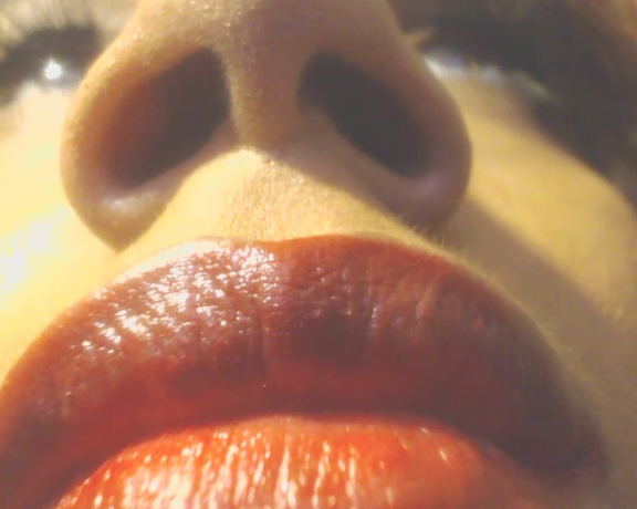 Fetish Clips And Beyond - Nose Flare And Red Lipstick