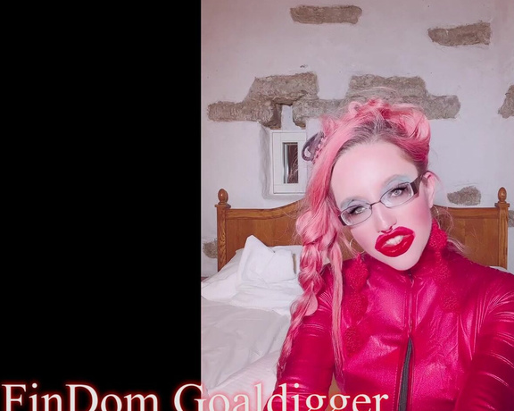 Findom Goaldigger - Red Lipstick Joi Jerkoff