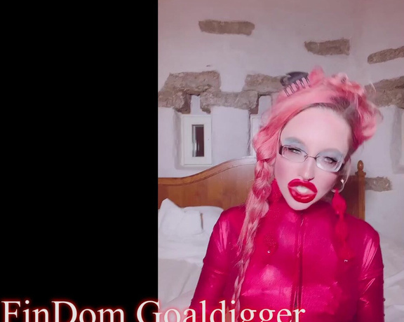 Findom Goaldigger - Red Lipstick Joi Jerkoff