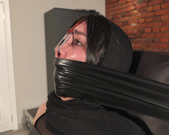 RF studio production - Dzhumana Explores Her Limits - Tight Tapegag, Nosehook And Tough Bastinado (Uhd 4K Mp4)