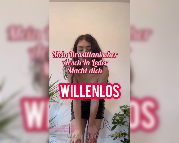 Goddess Jenna aka papiijenna OnlyFans - 01-07-2023 - new Video in my LoyalF store 20€ German audio Du liebst dieses dunkle, schwarze, glatte und