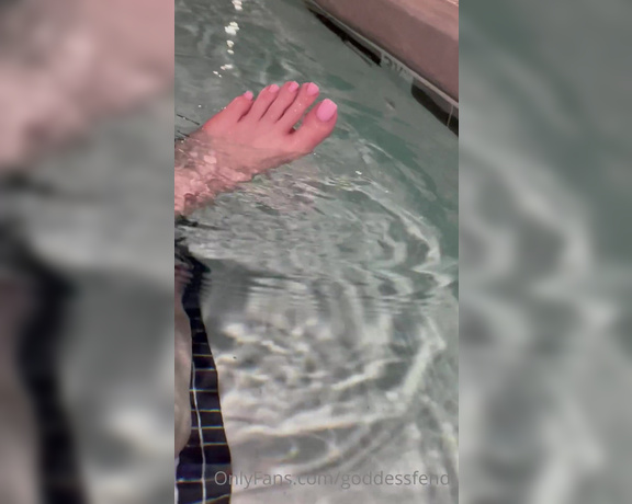 Fendi Feet aka Goddessfendi OnlyFans - I was admiring my pretty pink toes in the jacuzzi last night Drop a tip to help me pay for them