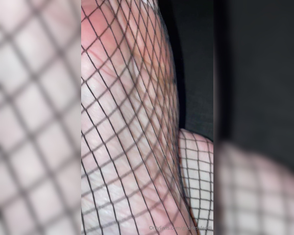 Fendi Feet aka Goddessfendi OnlyFans - Do you want to see me give a fj in these sexy fishnets 1