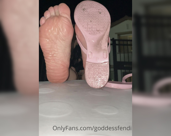 Fendi Feet aka Goddessfendi OnlyFans - Late night dip in the hot tub