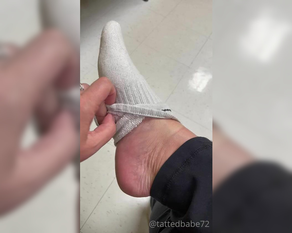 Denise Howard aka divinedenise72 OnlyFans - 07-01-2022 - Sock removal play at the hospital  you will be my next patient huh