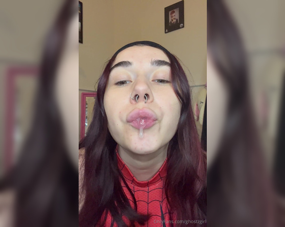 Ghostzgirl aka ghostzgirl OnlyFans - 12-21-2023 - oh what was that does doggy need a drink