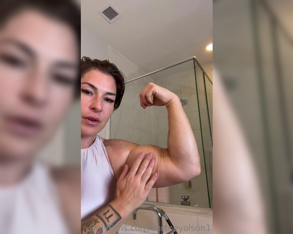 KortneyOlson1 aka kortneyolson1 OnlyFans - 05-08-2023 - I love being jacked Thanks David for loving the gun show