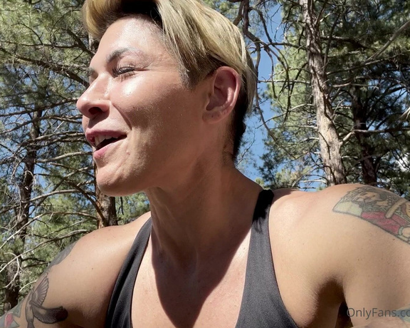 KortneyOlson1 aka kortneyolson1 OnlyFans - 07-26-2022 - Out hiking the other day and I came upon some douche nozzle on the trail…