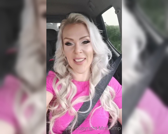 MrsPump aka mrspump Femdom - 04-17-2023 OnlyFans Video - More car ramblings on way to hot playdate lol please feel free to mute, comment, ask