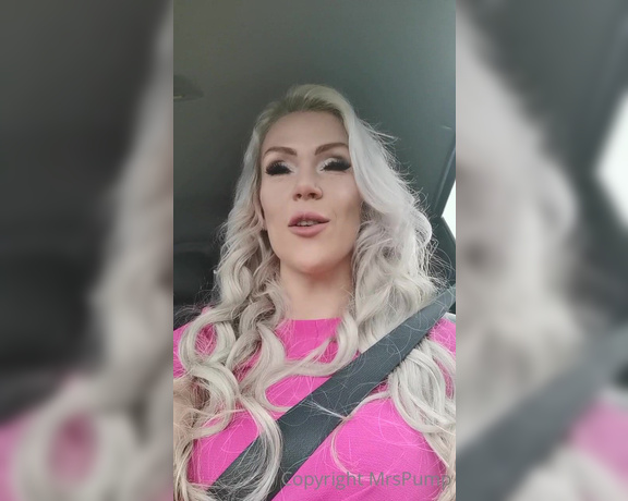 MrsPump aka mrspump Femdom - 04-17-2023 OnlyFans Video - More car ramblings on way to hot playdate lol please feel free to mute, comment, ask