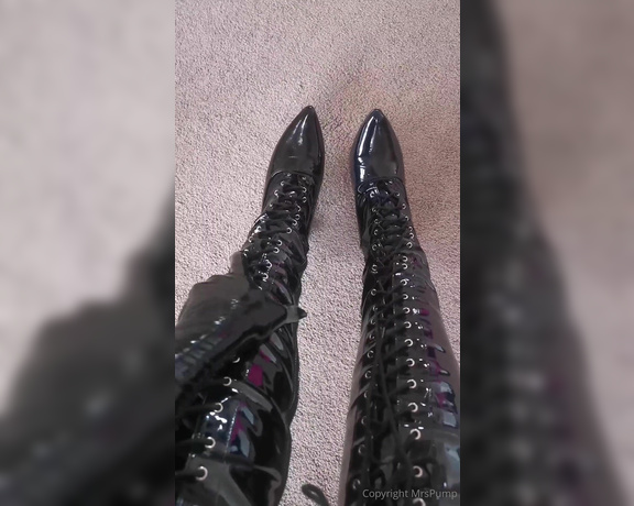 MrsPump aka mrspump Femdom - 08-31-2023 OnlyFans Video - You gotta love the leather latex ASMR  Think its about time I donned the all