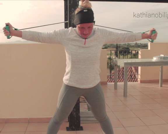 Kathia Nobili aka kathianobilixx Findom - 02-07-2020 OnlyFans Video - Beautiful Friday my loves Here is just a little peak of how hard I work out