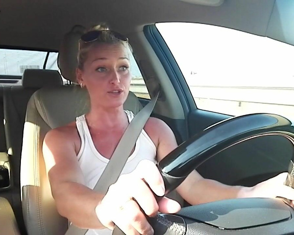 Kathia Nobili aka kathianobilixx Findom - 06-22-2017 OnlyFans Video - Driving to show you my favorite beach at the Mediteranien sea