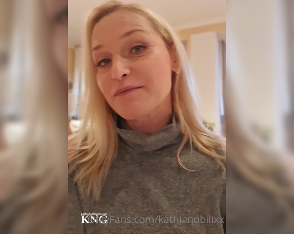 Kathia Nobili aka kathianobilixx Findom - 09-27-2021 OnlyFans Video - Good morning my loves Well