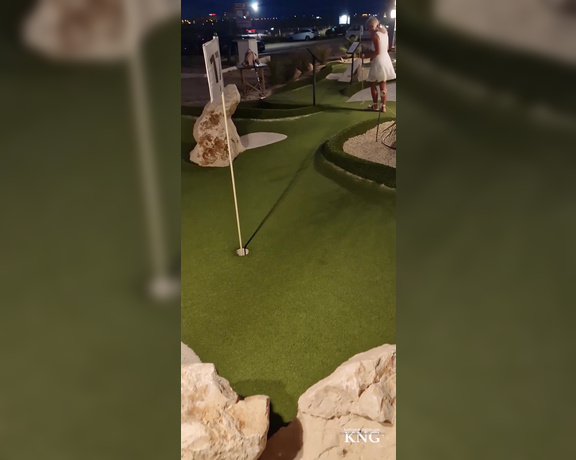 Kathia Nobili aka kathianobilixx Findom - 07-22-2022 OnlyFans Video - MINI GOLF with my hubby This is really FUN evening