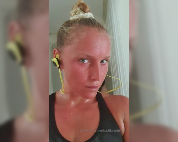 Kathia Nobili aka kathianobilixx Findom - 07-26-2019 OnlyFans Video - Good morning my darlings Last work out for this week was killer But Im doing it