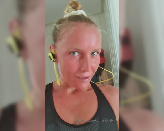 Kathia Nobili aka kathianobilixx Findom - 07-26-2019 OnlyFans Video - Good morning my darlings Last work out for this week was killer But Im doing it