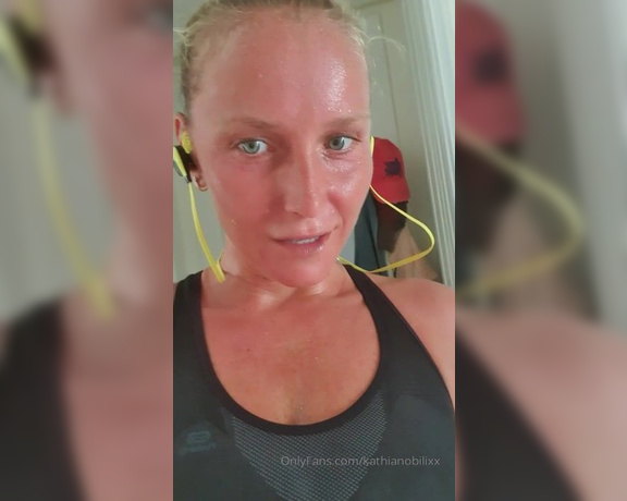 Kathia Nobili aka kathianobilixx Findom - 07-26-2019 OnlyFans Video - Good morning my darlings Last work out for this week was killer But Im doing it