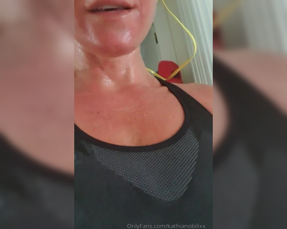 Kathia Nobili aka kathianobilixx Findom - 07-26-2019 OnlyFans Video - Good morning my darlings Last work out for this week was killer But Im doing it