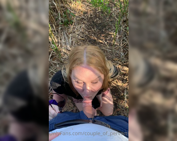 Couple of Perverts aka couple_of_perverts Femdom - 04-12-2022 OnlyFans Video - Master took me on a hike for my day out of chastity