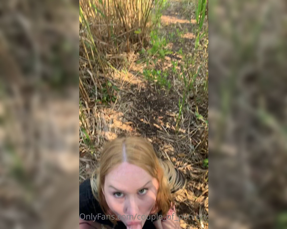 Couple of Perverts aka couple_of_perverts Femdom - 04-12-2022 OnlyFans Video - Master took me on a hike for my day out of chastity