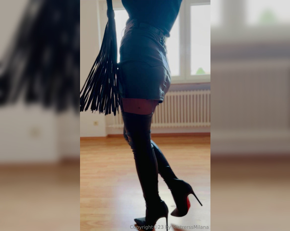 Mistress Milana aka mistress_milana Femdom - 10-02-2024 OnlyFans Video - Did you miss Me Get on your knees, show your devotion where it belongs