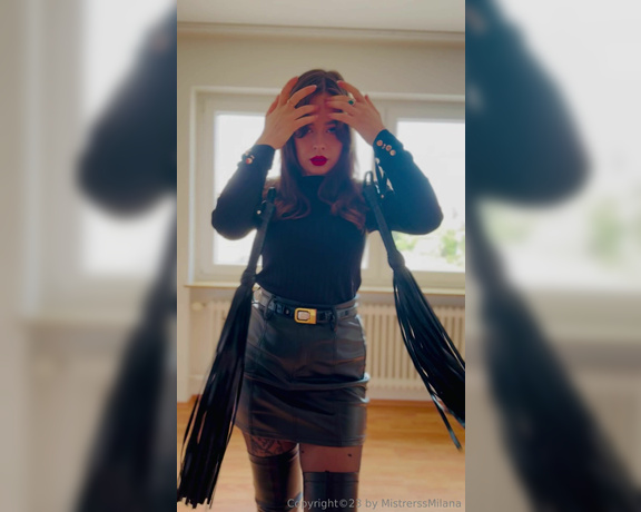 Mistress Milana aka mistress_milana Femdom - 10-02-2024 OnlyFans Video - Did you miss Me Get on your knees, show your devotion where it belongs