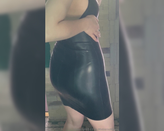 Mistress Milana aka mistress_milana Femdom - 05-30-2024 OnlyFans Video - New latex dress  Would you like to help me oil it