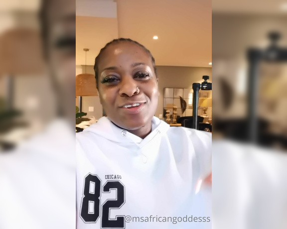 African Goddess aka msafricangoddesss Findom - 07-22-2022 OnlyFans Video - Baby  Just here to say hi, hows your day