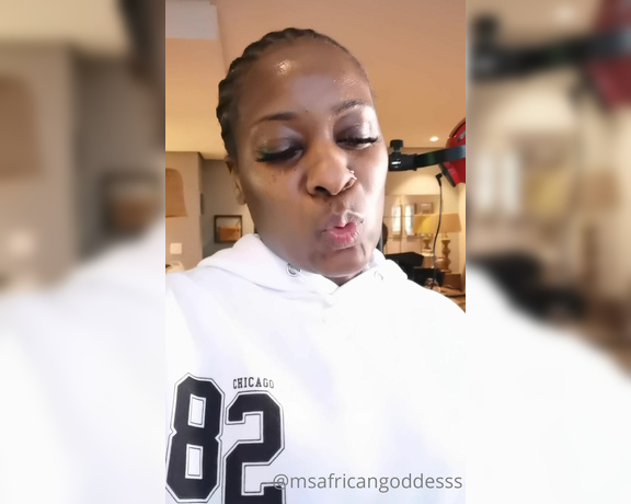 African Goddess aka msafricangoddesss Findom - 07-22-2022 OnlyFans Video - Baby  Just here to say hi, hows your day