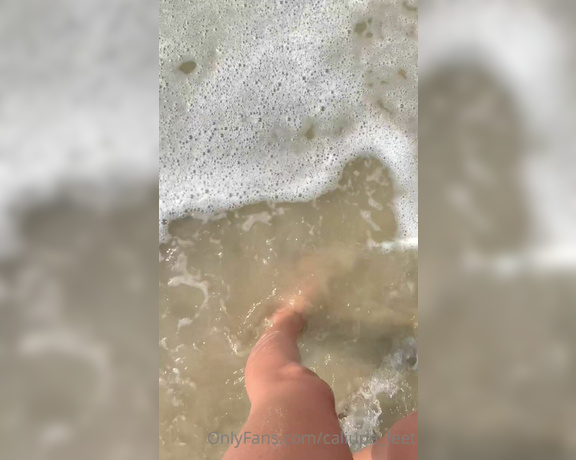 Caliupe Feet aka caliupe_feet Foot Fetish - 08-25-2021 OnlyFans Video - Banho de mar