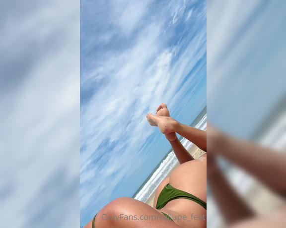 Caliupe Feet aka caliupe_feet Foot Fetish - 03-07-2023 OnlyFans Video - Dia de ontem beira mar