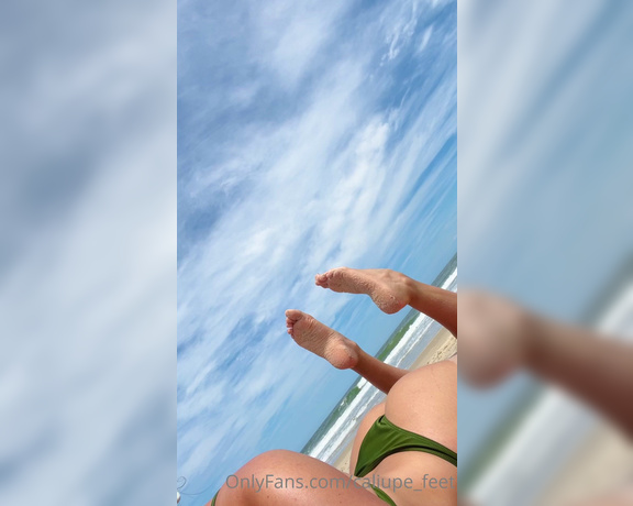 Caliupe Feet aka caliupe_feet Foot Fetish - 03-07-2023 OnlyFans Video - Dia de ontem beira mar