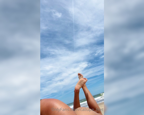 Caliupe Feet aka caliupe_feet Foot Fetish - 03-07-2023 OnlyFans Video - Dia de ontem beira mar