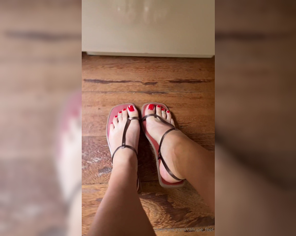 Caliupe Feet aka caliupe_feet Foot Fetish - 04-06-2024 OnlyFans Video - Youre under the table watching my feet hidden