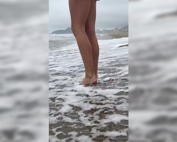 Caliupe Feet aka caliupe_feet Foot Fetish - 09-20-2024 OnlyFans Video - Marcas na areia Marks in the sand