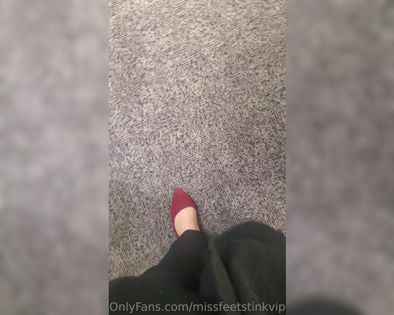 Tori Valentine aka missfeetstinkvip Foot Fetish - 06-07-2023 OnlyFans Video - My popular burgundy flats make an appearance in this clip