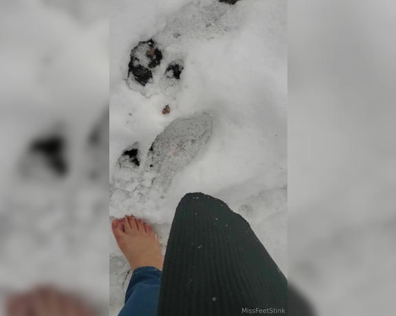 Tori Valentine aka missfeetstinkvip Foot Fetish - 01-20-2024 OnlyFans Video - Lets go play in the snow