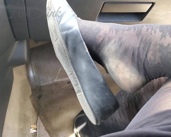 Tori Valentine aka missfeetstinkvip Foot Fetish - 03-26-2024 OnlyFans Video - Inside your car, with my stinky black flats amp these worn several times without washing them