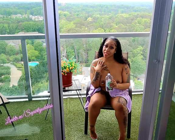 SGODDESS aka sgoddess Findom - 05-02-2022 OnlyFans Video - Sexy Private Balcony Squirting Please show luv  Free way to help ya girl out