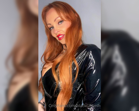 Beth Black aka blackcatbeth Femdom - 07-25-2023 OnlyFans Video - Want more pvc ASMR