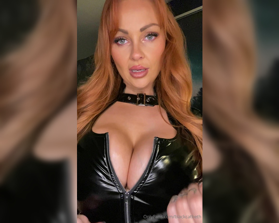 Beth Black aka blackcatbeth Femdom - 03-06-2024 OnlyFans Video - Have you been naughty Tell your mistress bimbo